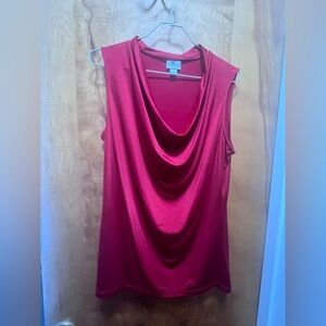 Red Sleeveless Top